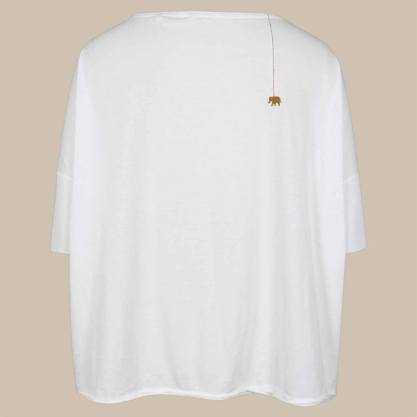 OVERSIZE T-SHIRT PAPU - White - Love, Joy & Victory