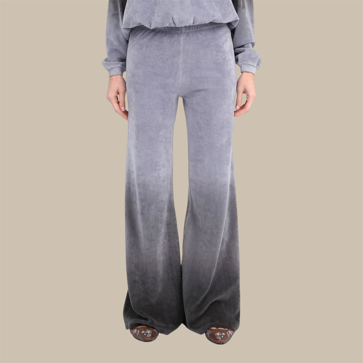 VELVET SWEATHOSE BATIK BAJNA - Multiblue - Love, Joy & Victory