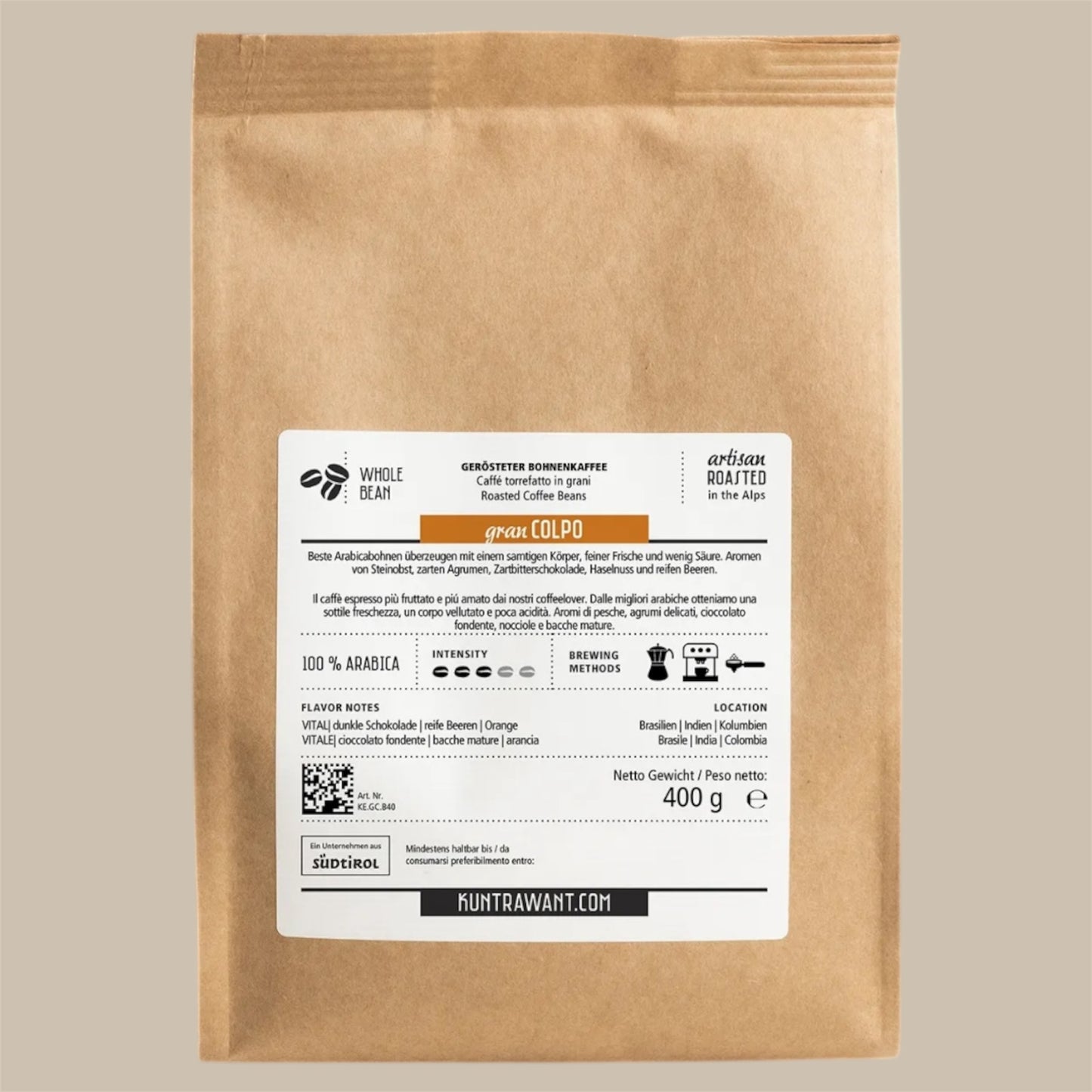 Gran Colpo Espresso - Kuntrawant