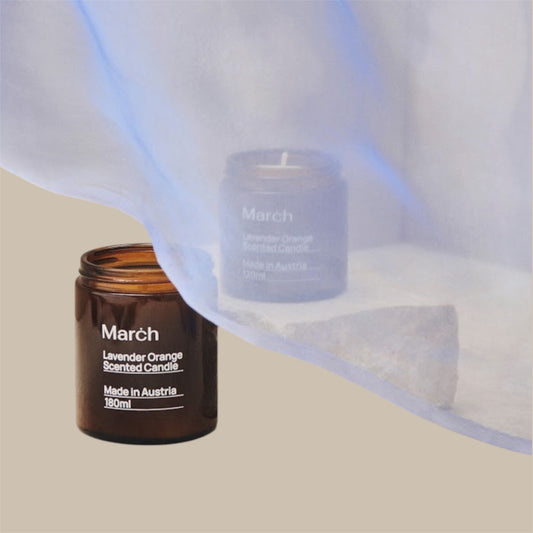 Lavender Orange Scented Candle
