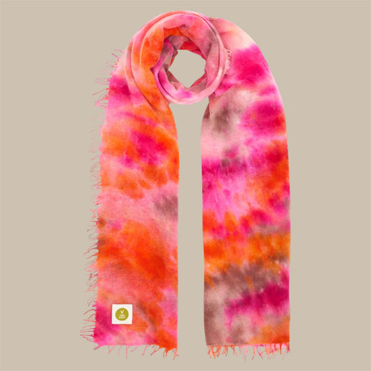 Cashmere Scal - Schal Ice Dye I  -  V VON GOAT