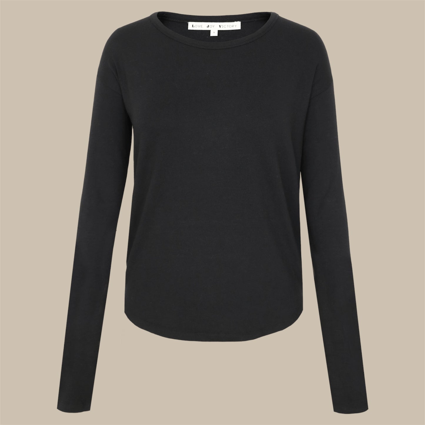 LANGARMSHIRT ALANIA - Black- Love, Joy & Victory