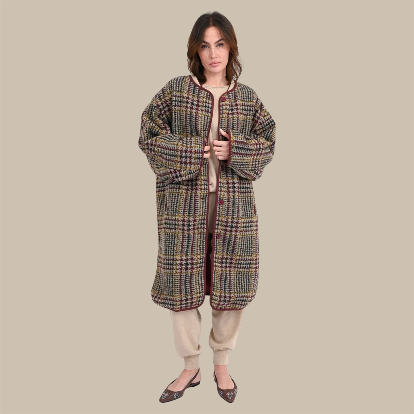 OVERIZE MANTEL ELA - Multicolor - Love, Joy & Victory