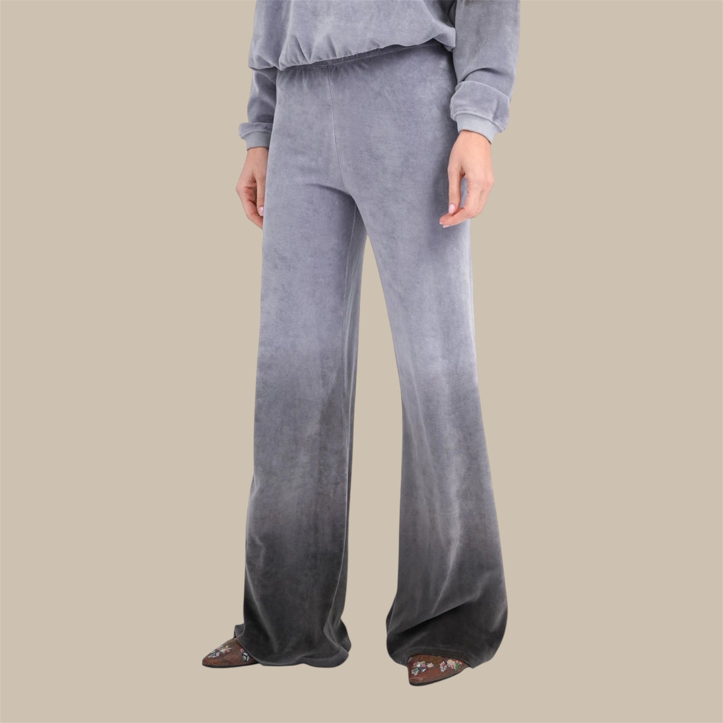 VELVET SWEATHOSE BATIK BAJNA - Multiblue - Love, Joy & Victory