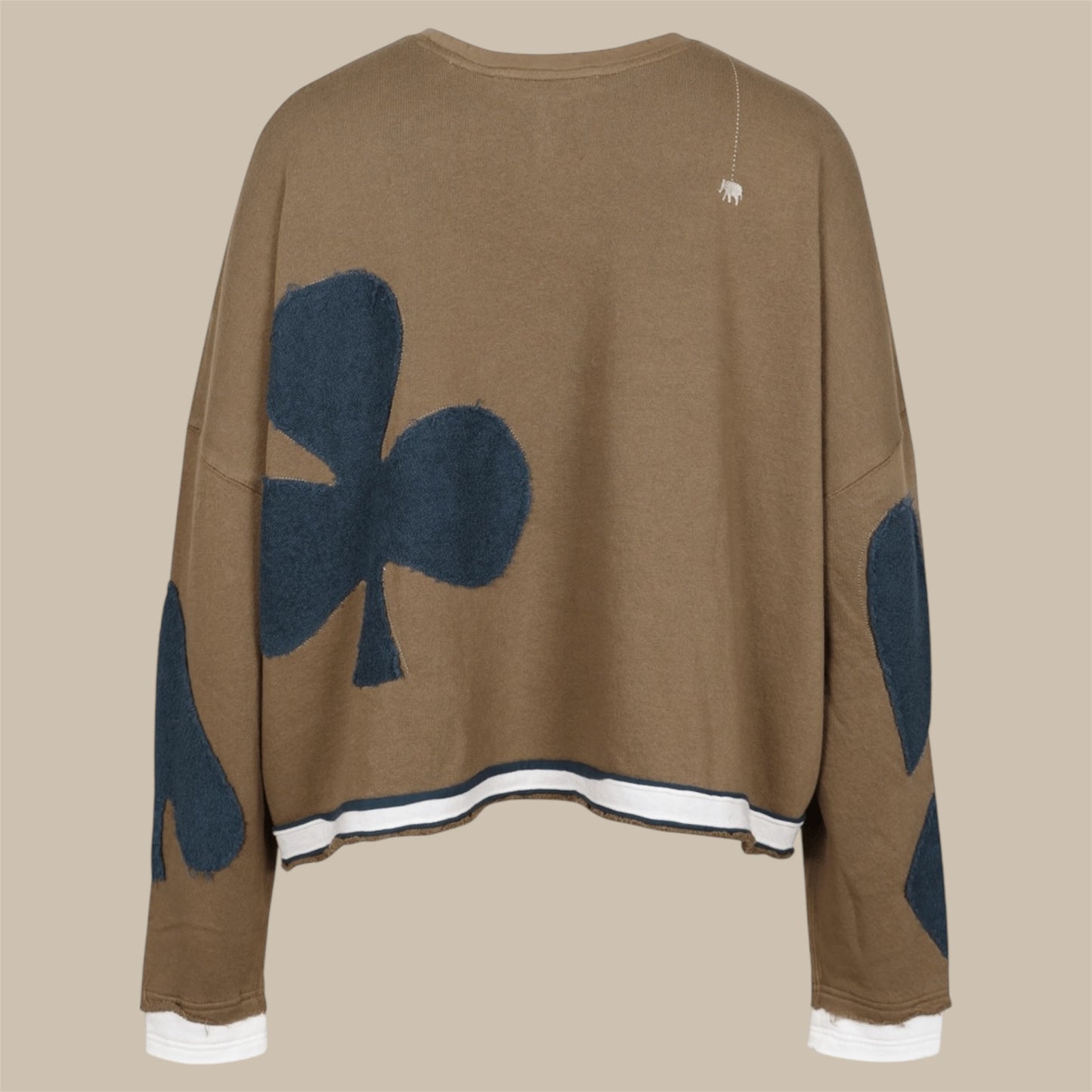 SWEATSHIRT HOPEWELL - Olive- Love, Joy & Victory