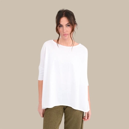 OVERSIZE T-SHIRT PAPU - White - Love, Joy & Victory