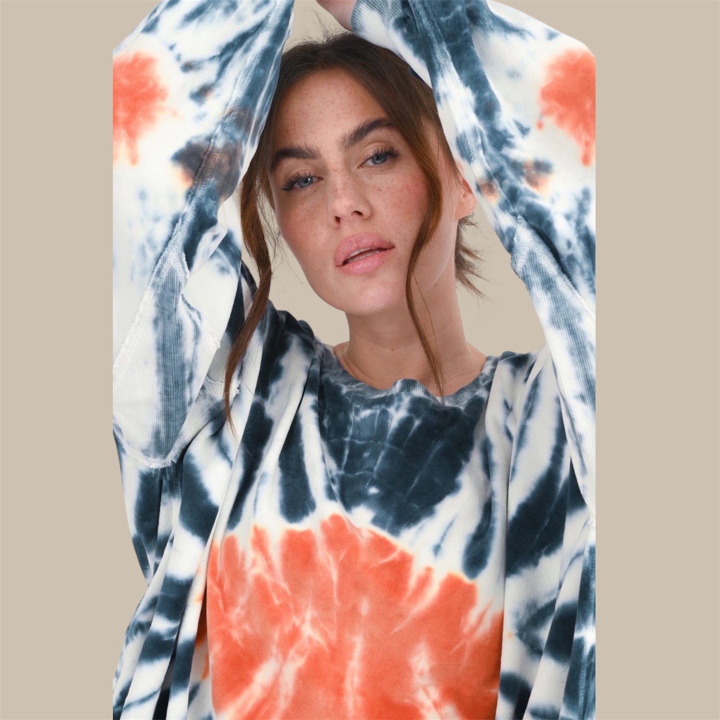 SWEATSHIRT BATIK LULU - Darksky - Love, Joy & Victory