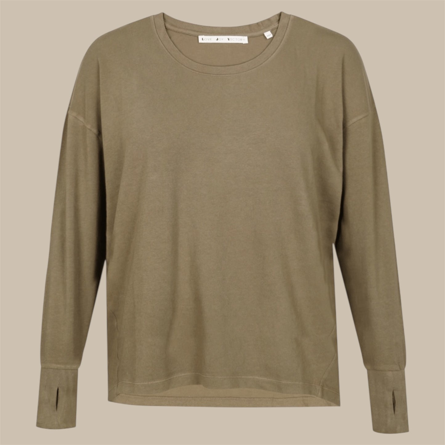 LANGARMSHIRT ASTER - Olive - Love, Joy & Victory