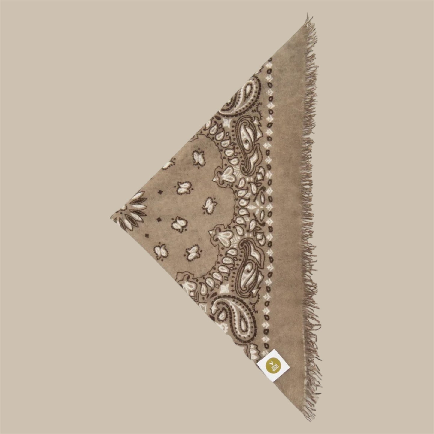 Cashmere Nickytuch - CALVINA mit Fransen - V VON GOAT