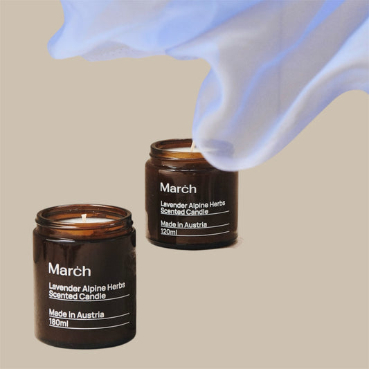 Lavender Alpine Herbs Scented Candle