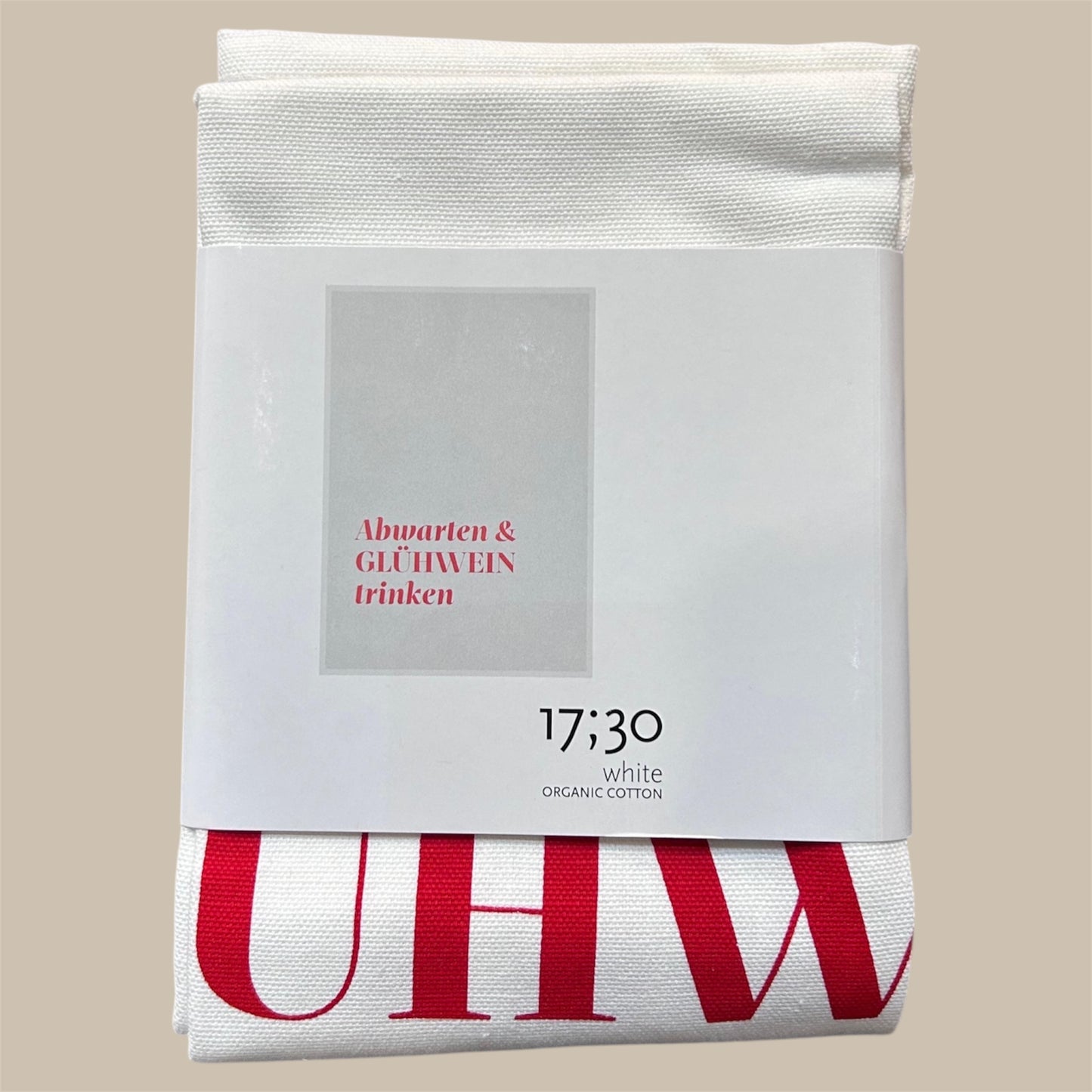 Geschirrtuch Abwarten & Glühwein trinken