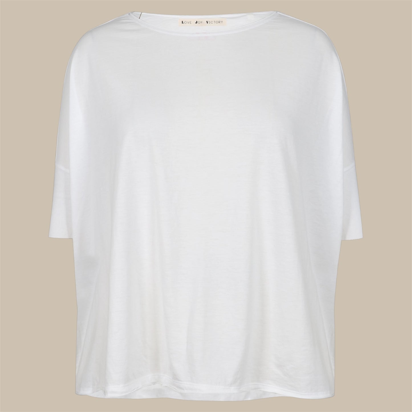 OVERSIZE T-SHIRT PAPU - White - Love, Joy & Victory