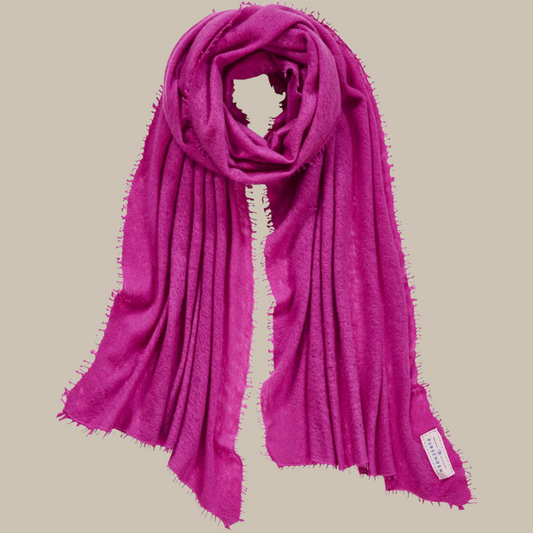 Cashmere Schal - fuchsia - Purschoen