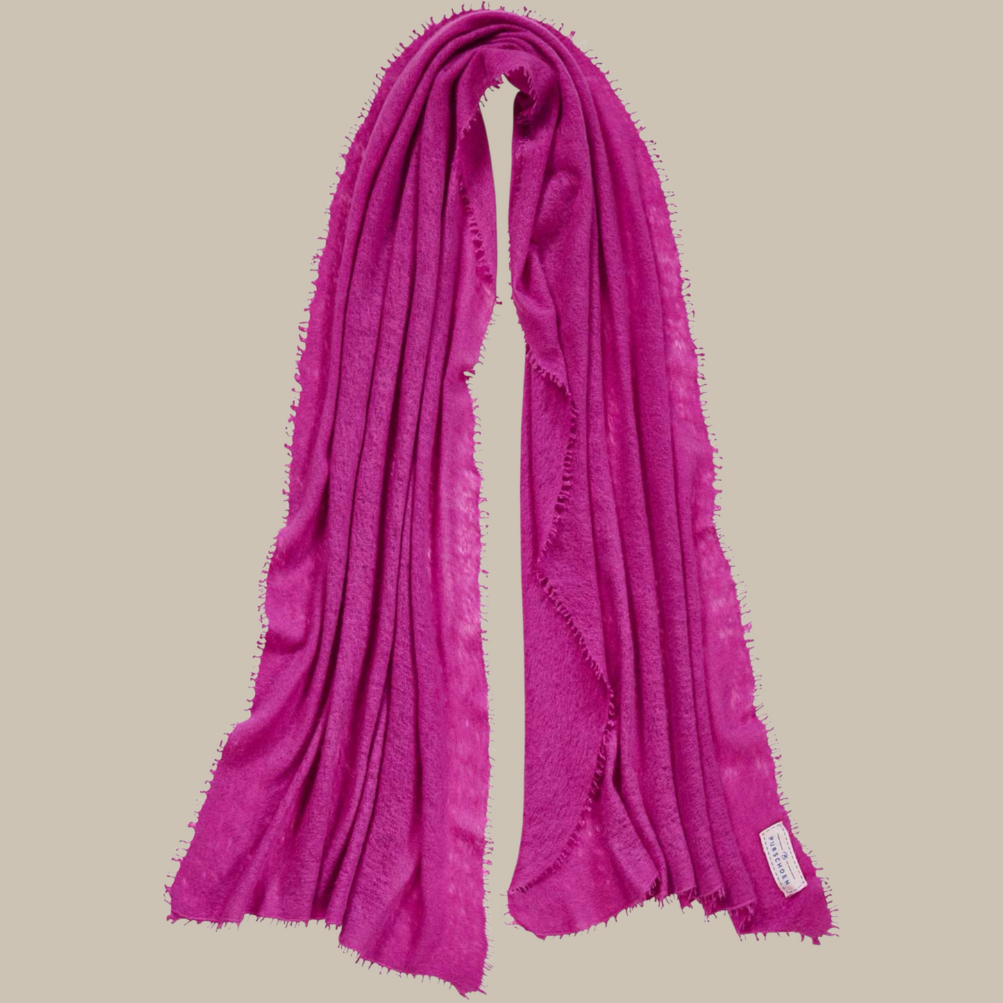 Cashmere Schal - fuchsia - Purschoen