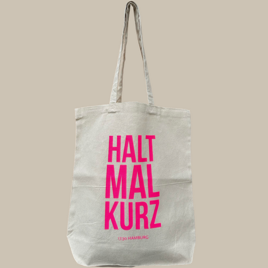 Baumwolltasche "Halt mal kurz"