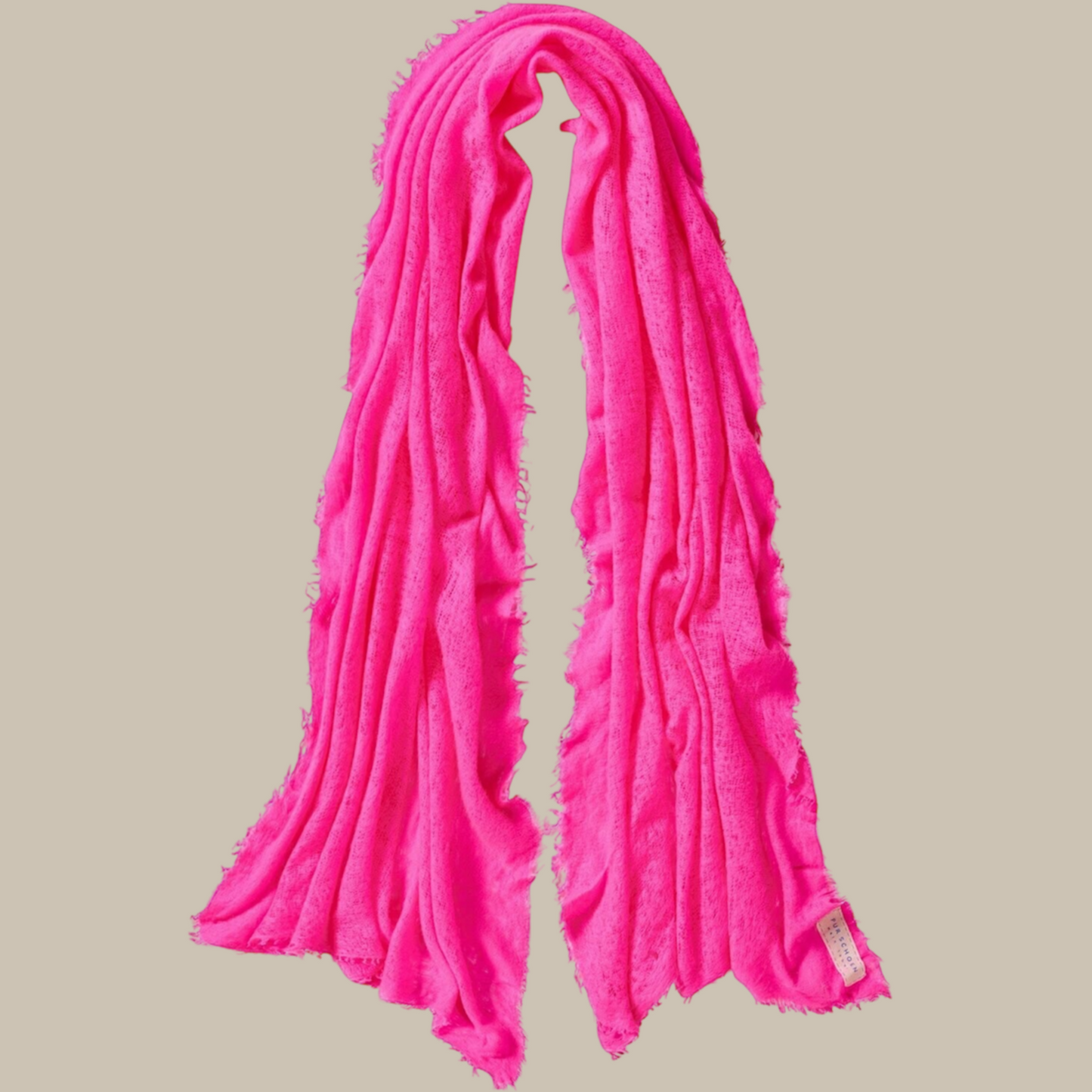 Cashmere Schal - neonpink - Purschoen