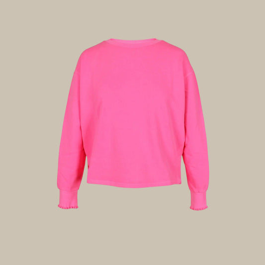 Sweatshirt rose - neon pink- Love, Joy & Victory